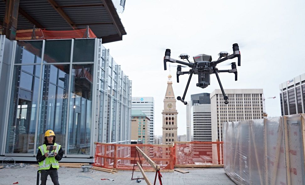 Veiw Drone usage in the Contsruction Businesses